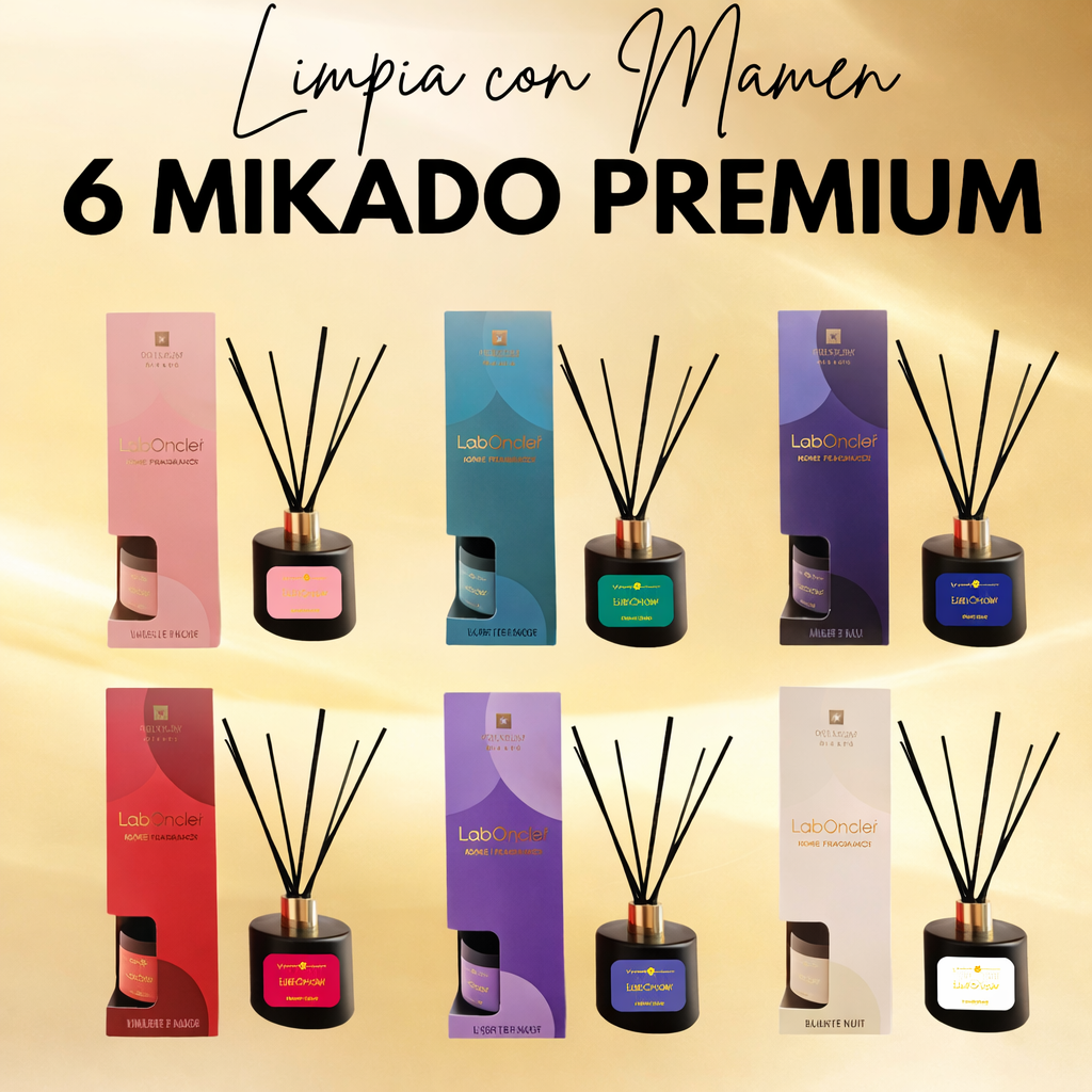 PREMIUM MIKADO LABONCLER PACK DE 6 AROMAS