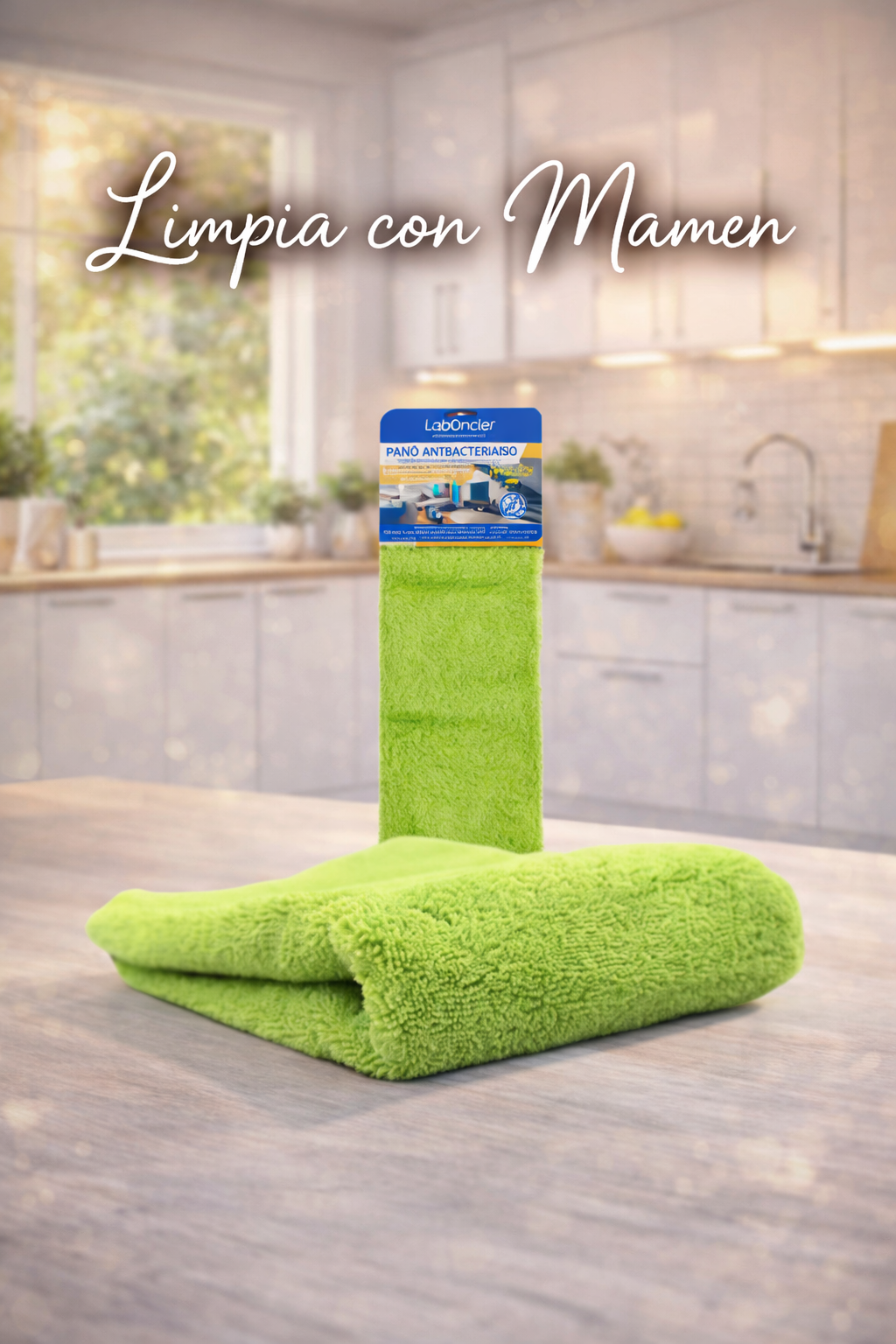PAÑO COCINA ANTIBACTERIANO 38x40cm
