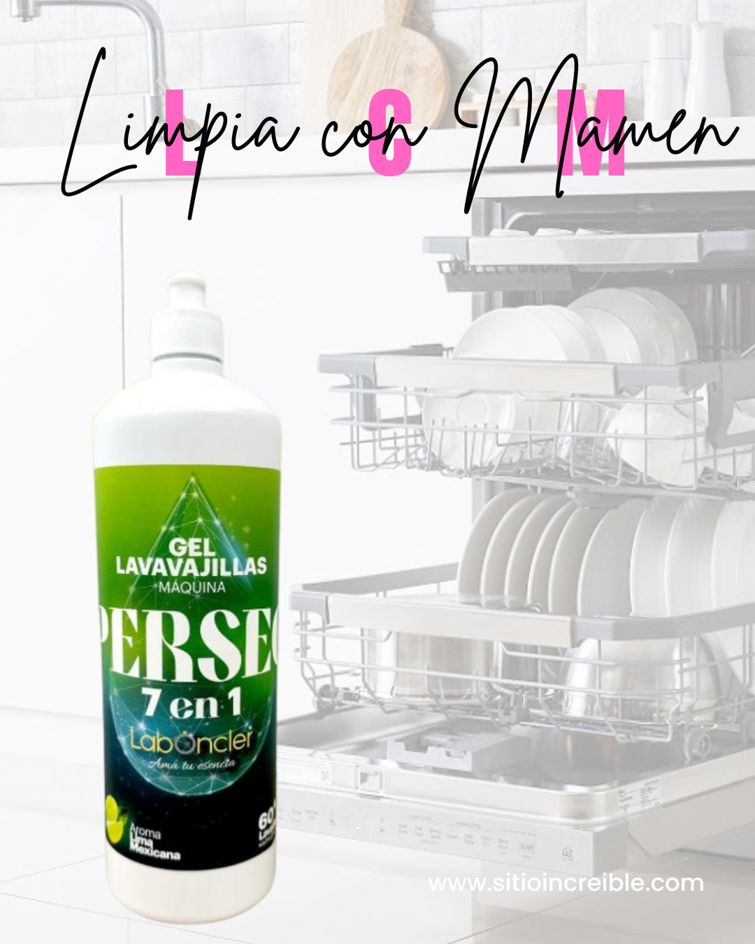 PERSEO LAVAVAJILLAS MÁQUINA EN GEL 1,2Kg