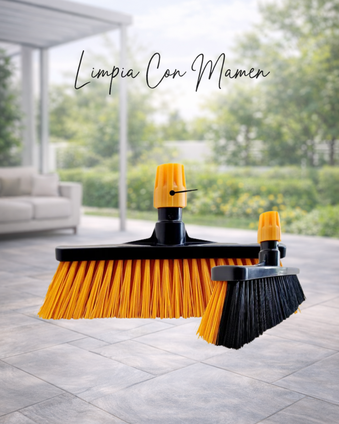 ESCOBA MIXTA PARA INTERIORES Y EXTERIORES