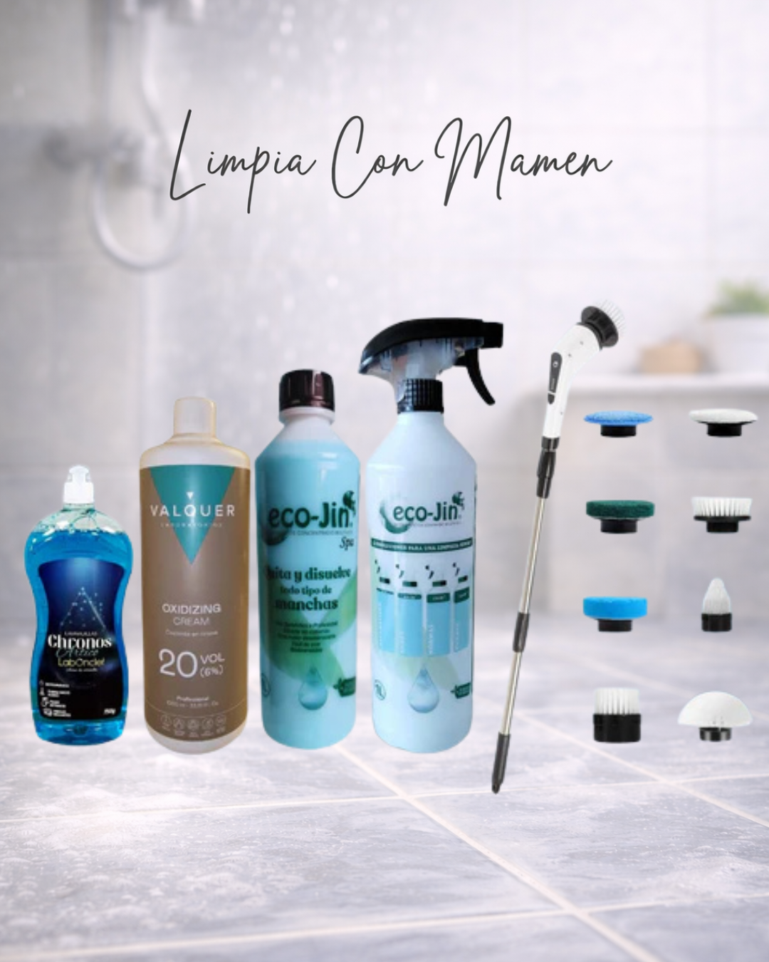 ECO-JIN + OXIDANTE + CRHONOS + ROLL ON MASTER 8 PLUS