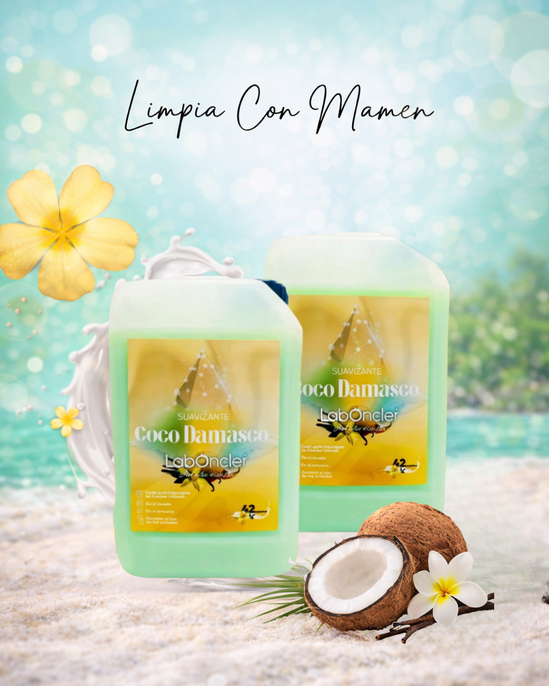 PACK DOBLE SUAVIZANTE COCO DAMASCO | COCO & VAINILLA