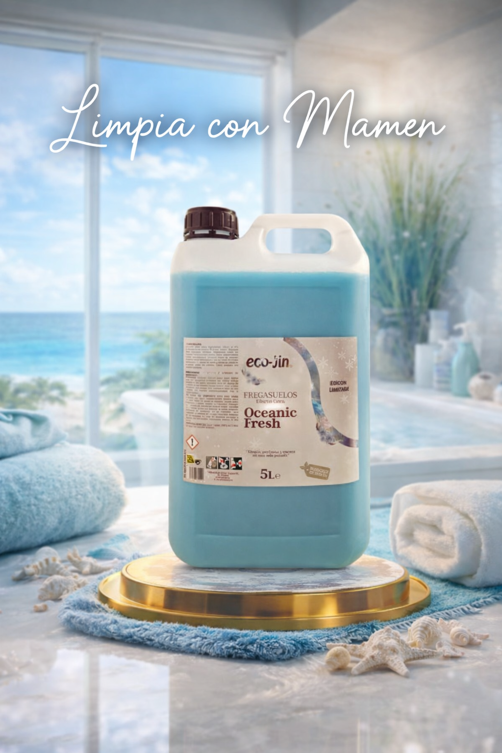 **EDICIÓN LIMITADA ** FREGASUELOS ULTRAPERFUMADO AROMA SPA CON TOQUES OCEÁNICOS Y ROPA RECIÉN TENDIDA