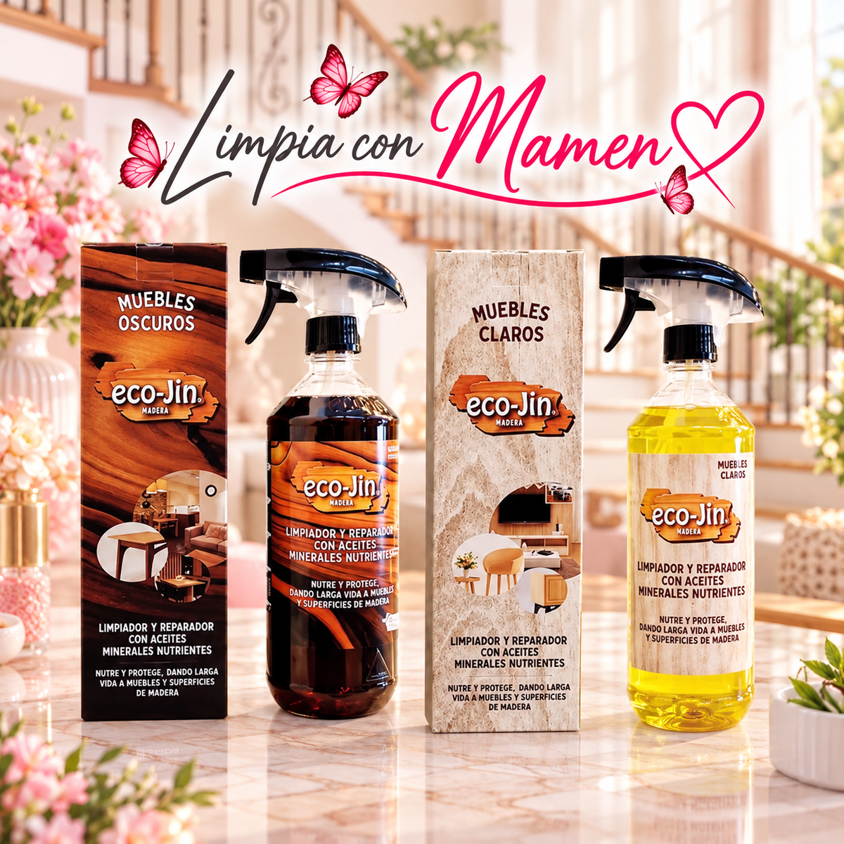 PACK DOBLE ECO-JIN OLEO COMBINABLE 750ML X2