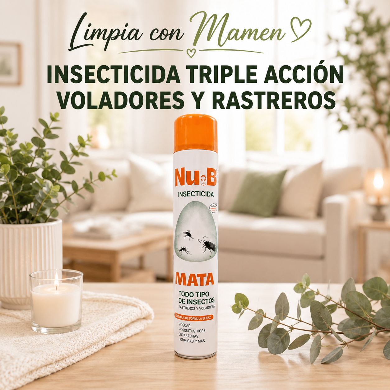 INSECTICIDA TRIPLE ACCIÓN