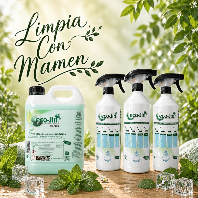 Bidón eco-Jin ICE MINT 5L + 3 VAPORIZADORES