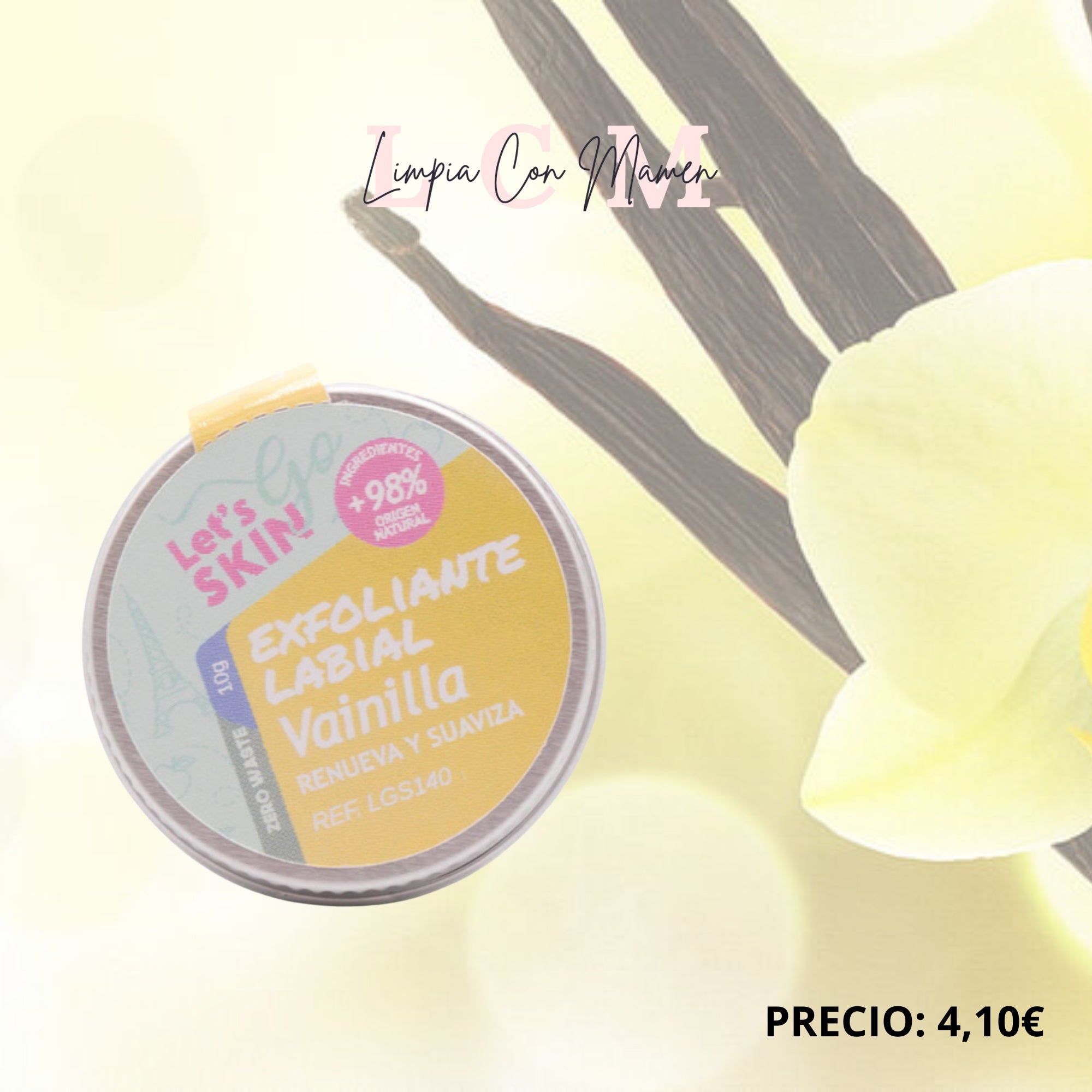 EXFOLIANTE LABIAL VAINILLA