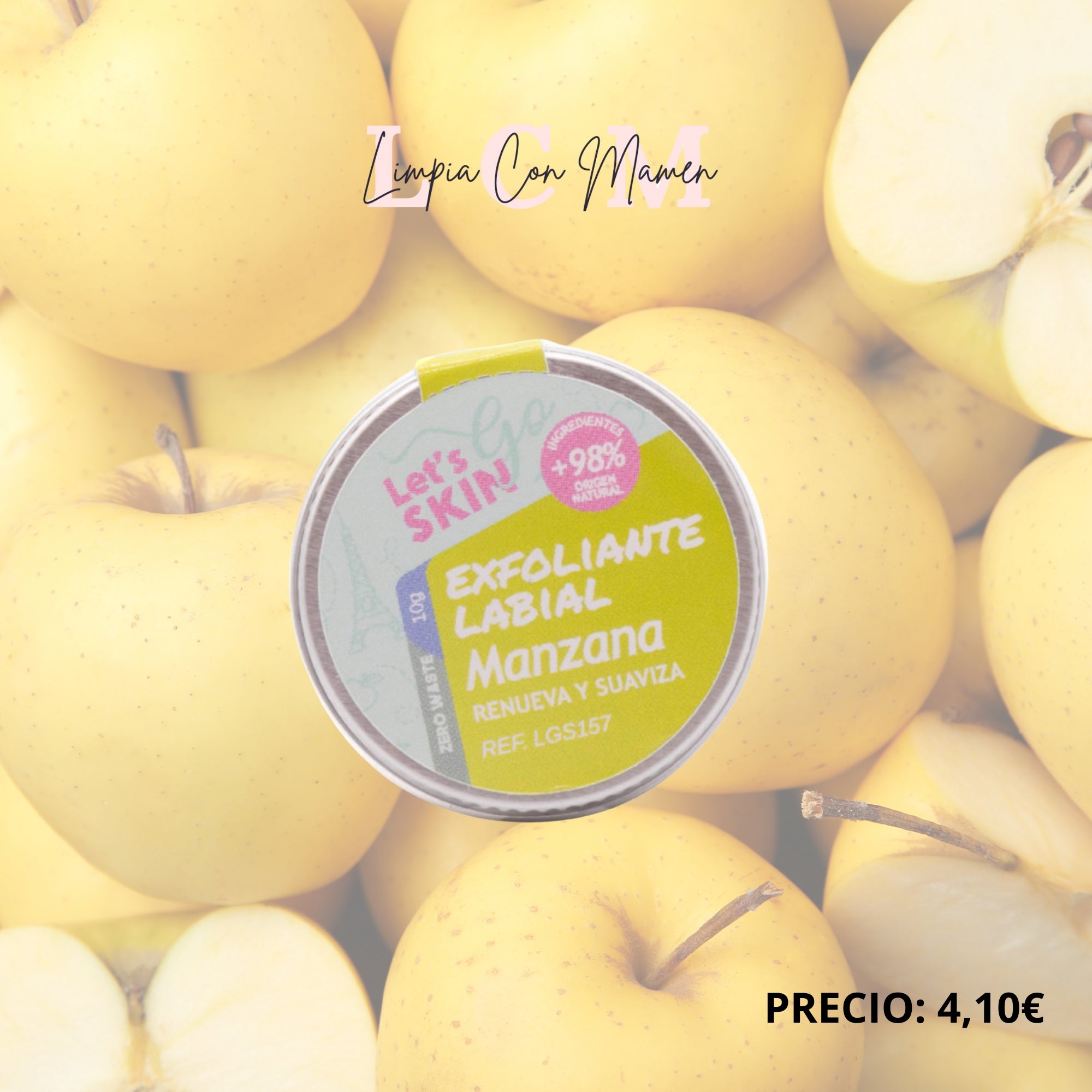 EXFOLIANTE LABIAL MANZANA