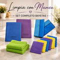 SET MIXTO DE BAYETAS: PVA (2)-DOBLE CARA (2)-MICROFIBRA (6)-PAÑO ANTIBACTERIANO (2)