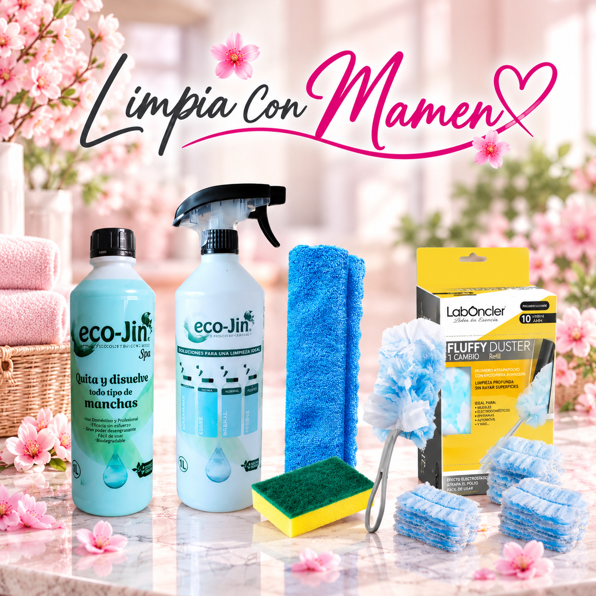ECOJIN PACK 10 LIMPIEZA