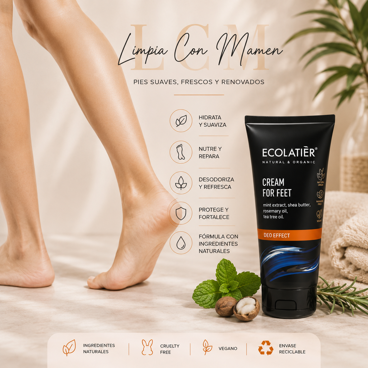 DEODORANT FOOT CREAM