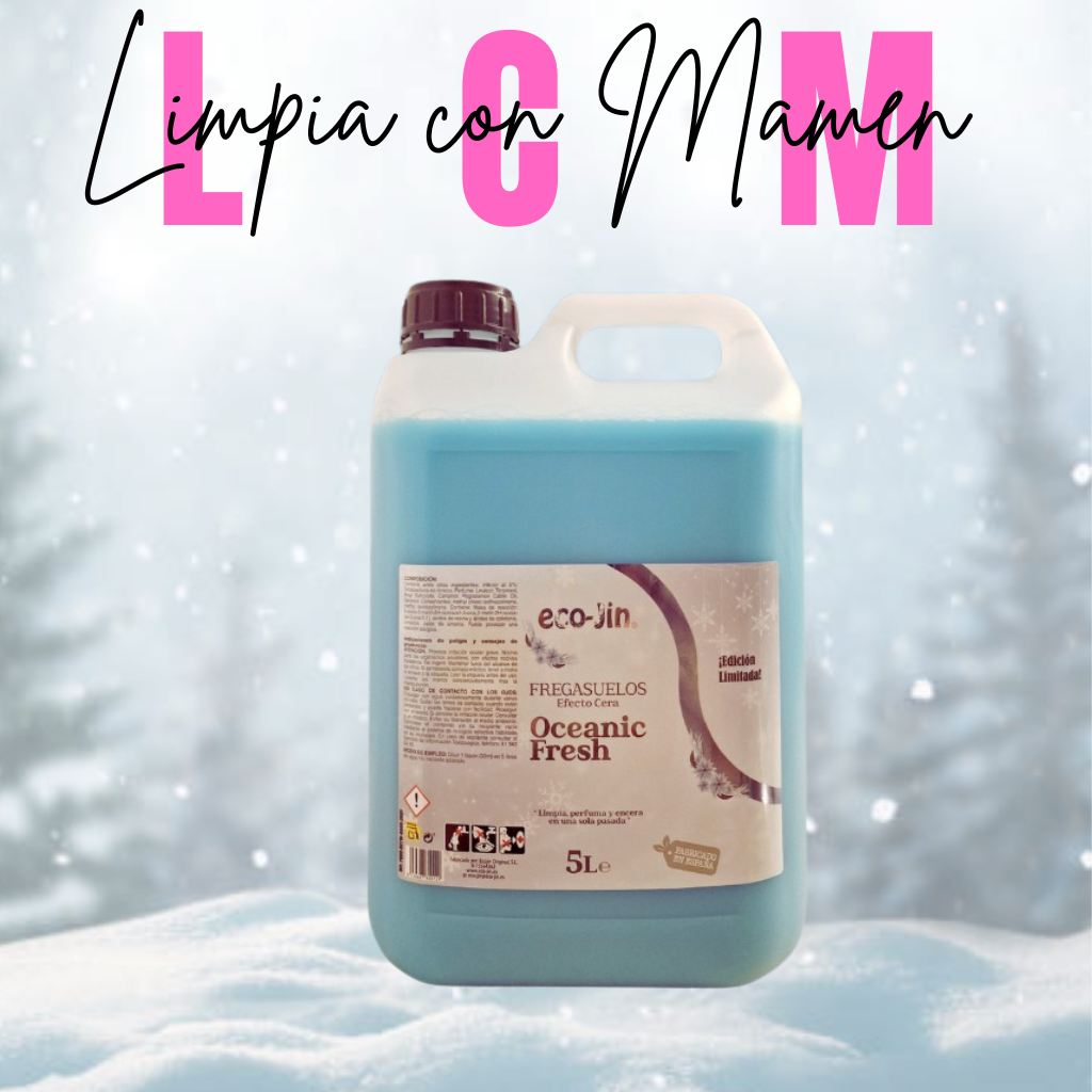 **EDICIÓN LIMITADA POR NAVIDAD** FREGASUELOS ULTRAPERFUMADO AROMA SPA CON TOQUES OCEÁNICOS Y ROPA RECIÉN TENDIDA