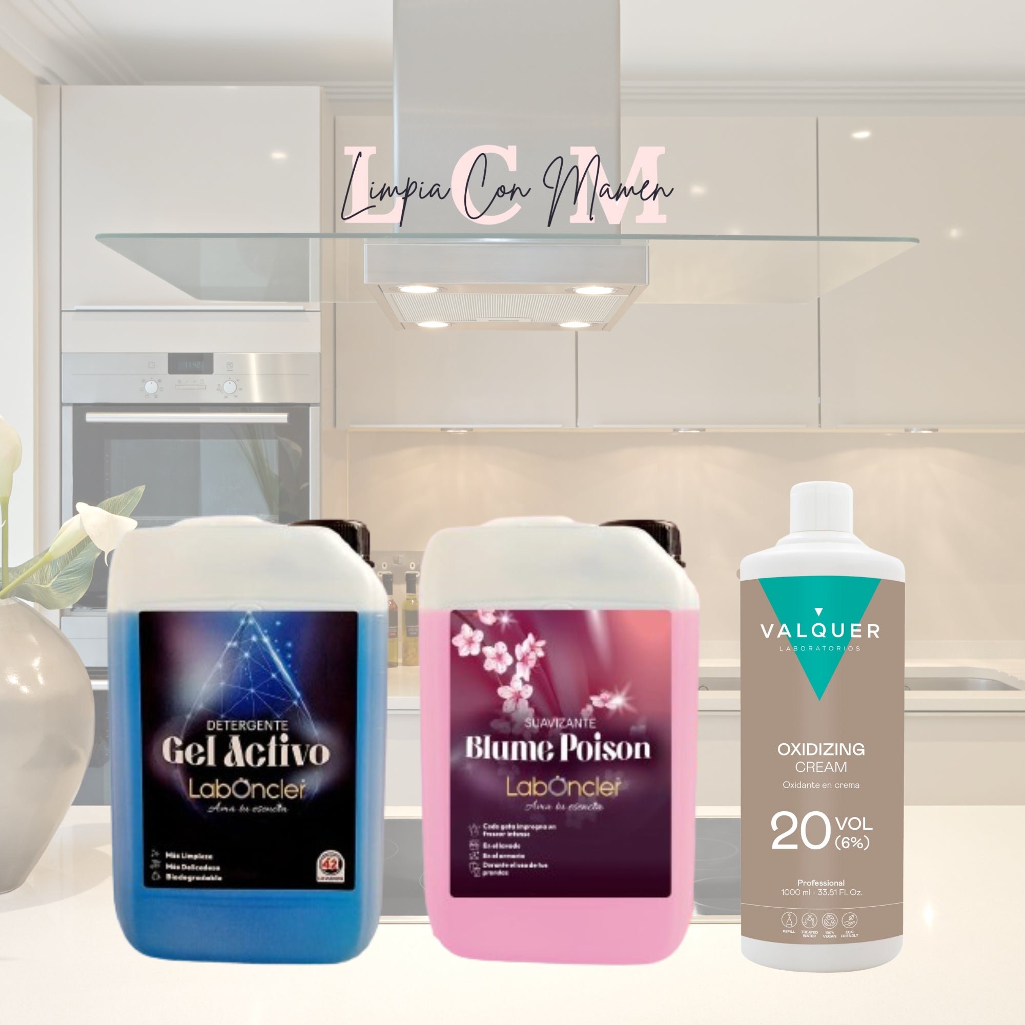 OFERTA DETERGENTE + SUAVIZANTE + CREMA OXIDANTE