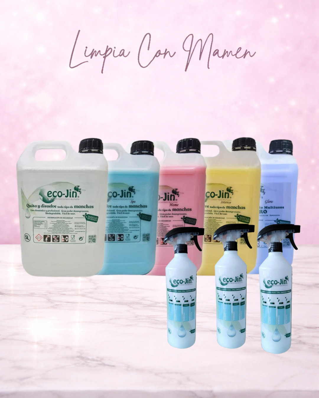 GARRAFA 5 LITROS ECO-JIN CON DIFUSORES