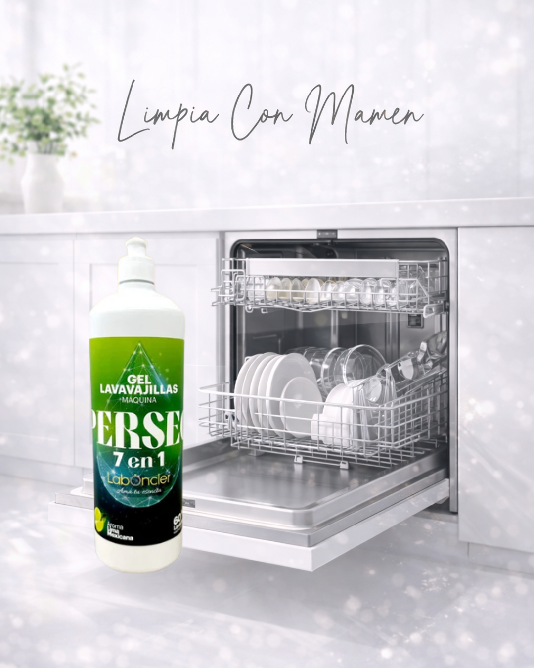 GEL LAVAVAJILLAS MAQUINA 7 EN 1 PERSEO
