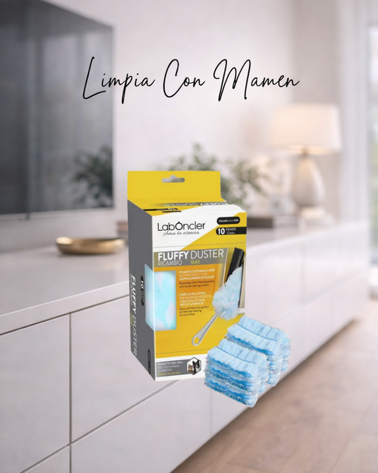10 RECAMBIOS PLUMERO FLUFFY DUSTER ATRAPAPOLVO