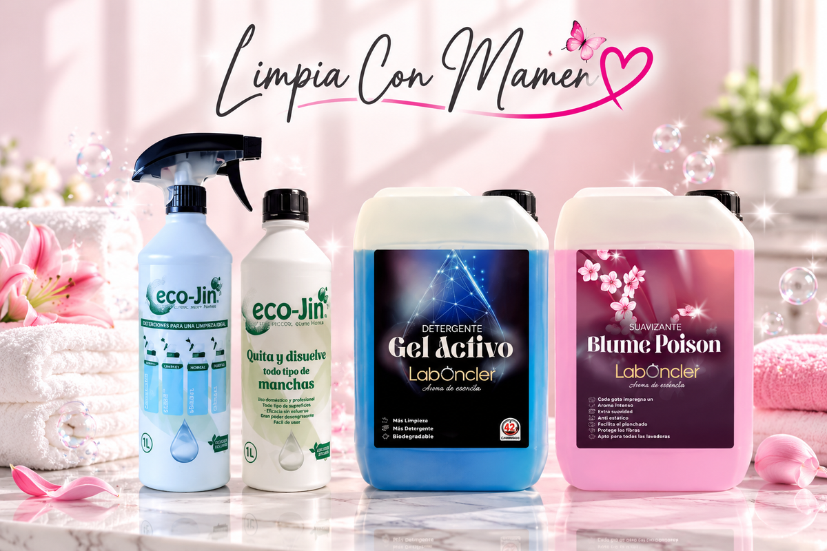 ECO-PACK DETERGENT Active Gel Laboncler + SOFTENER Blume Poison Laboncler + ECO-JIN To Choose