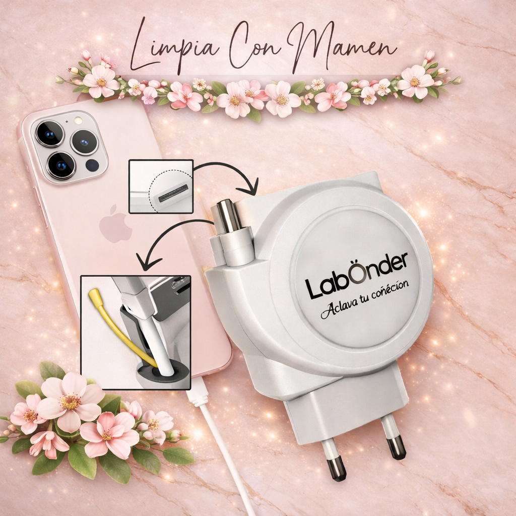 CARGADOR ULTRA RAPIDO 20W ENROLLABLE