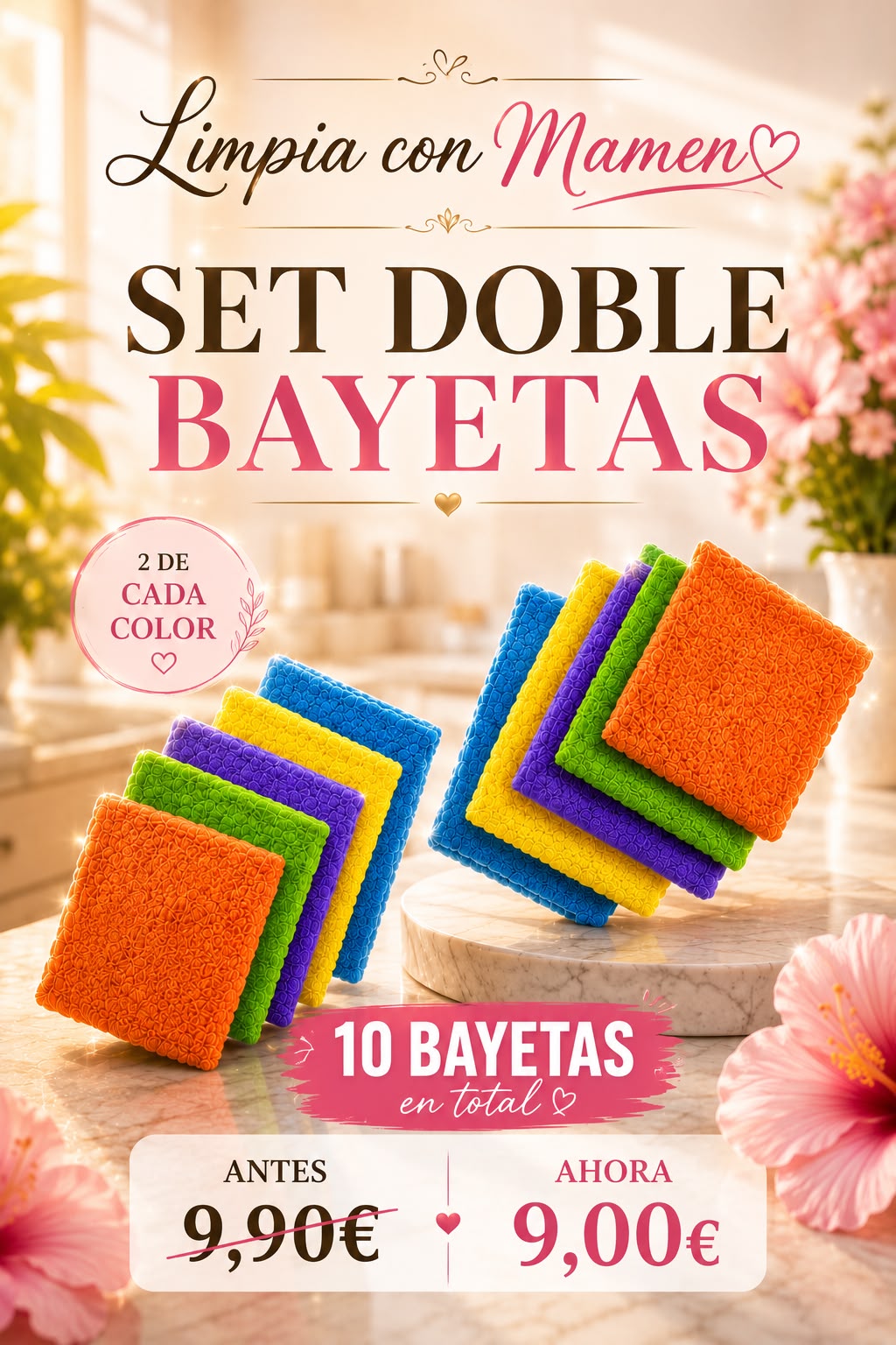 SET DOBLE BAYETAS RUTINA ANTI CONTAMINACIÓN CRUZADA