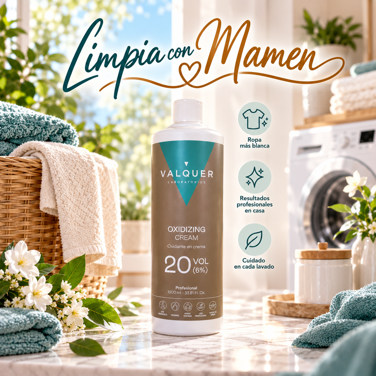 CREMA OXIDANTE 20 VOL - 6% - 1 LITRO