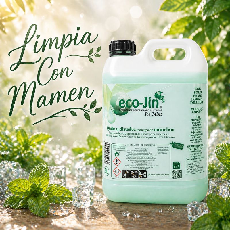 Bidón eco-Jin ICE MINT 5L SIN DIFUSOR