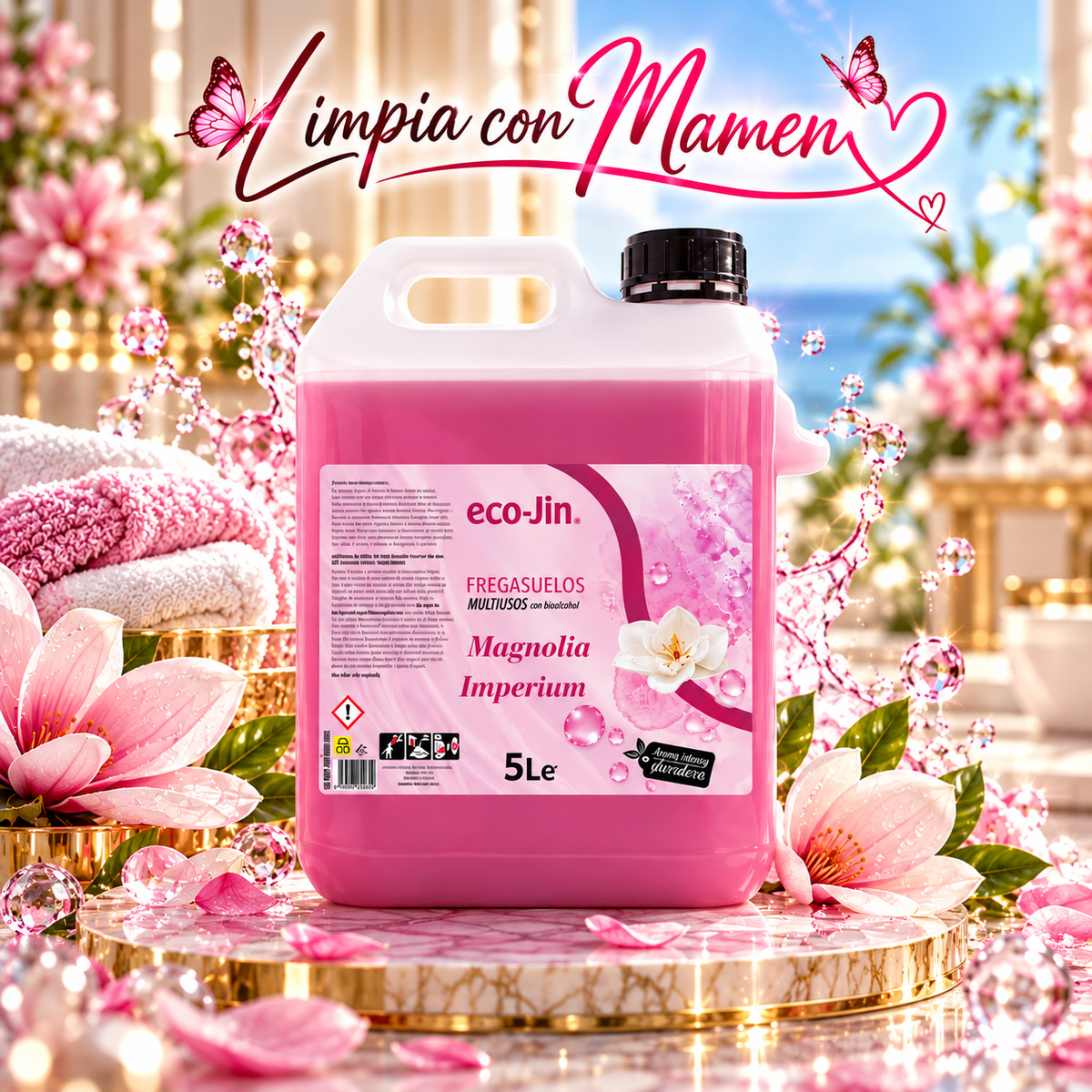 Fregasuelos Multiusos Magnolia Imperium (5L) – pH neutro | secado rápido | aroma floral premium