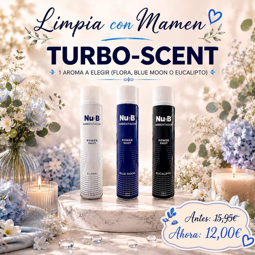 TURBO-SCENT 1 AROMA A ELEGIR (FLORA, BLUE MOON O EUCALIPTO)