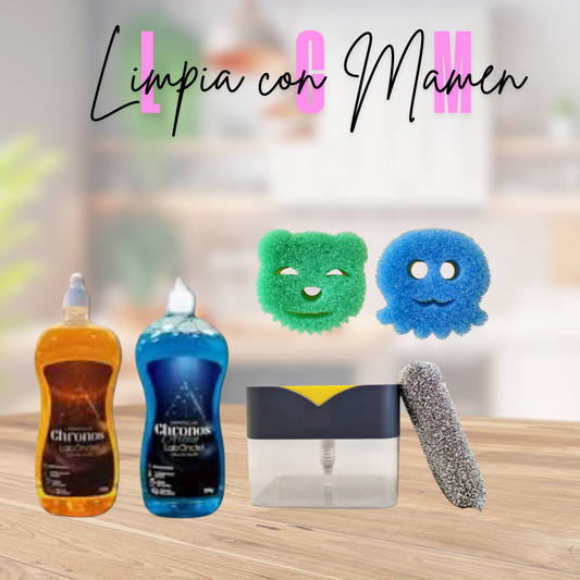 CHRONOS DISPENSADOR DE JABON Y SCRUB PET